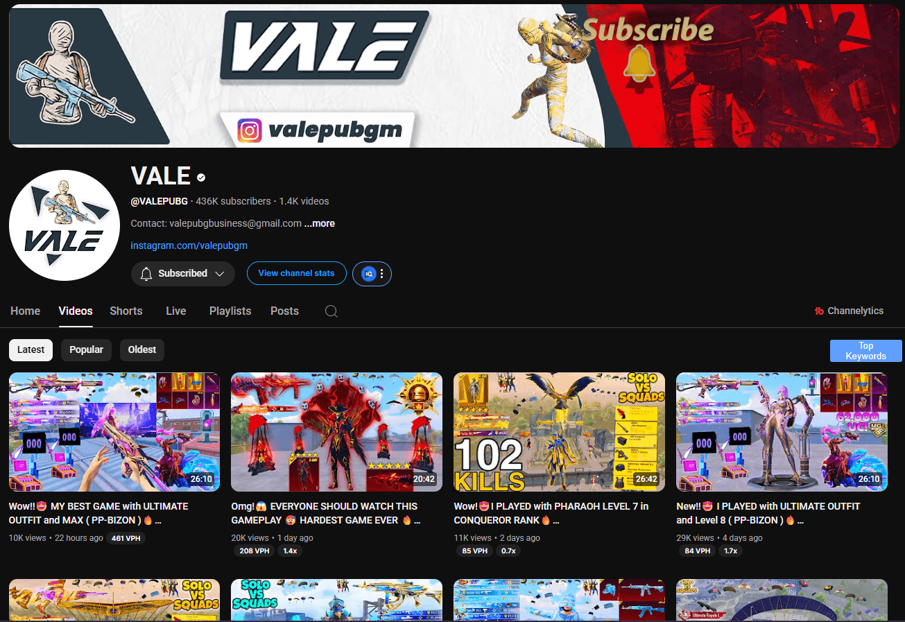 Vale PUBG