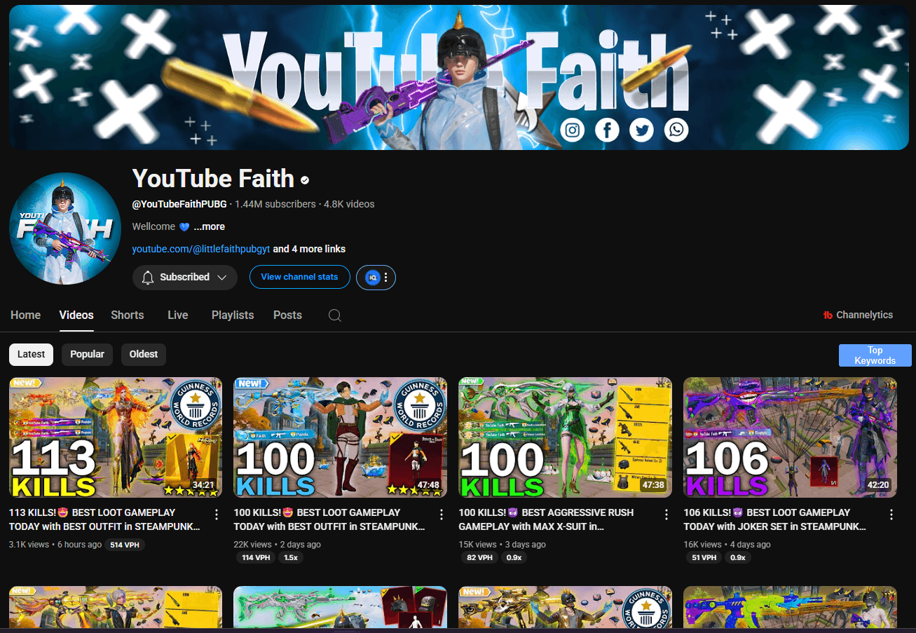 YouTube Faith