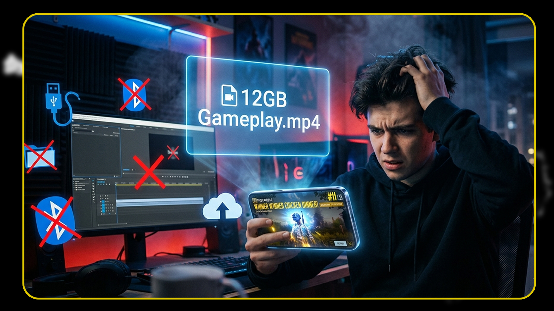 Have you ever recorded an insane PUBG Mobile match or an epic gaming moment on your phone, only to realize the video is way too big to send to your computer? Maybe you've tried using a USB cable, Bluetooth, WhatsApp, or even Google Drive, and it either takes forever, reduces the quality, or simply doesn't work. Well, in today's video I'm going to show you the fastest and easiest way to transfer huge gameplay videos from your Android phone, iPhone, iPad, or tablet directly to your Windows computer using a completely FREE app called LocalSend. The best part is that it takes just a few clicks and doesn't take time to transfer your files. Let's jump right in!